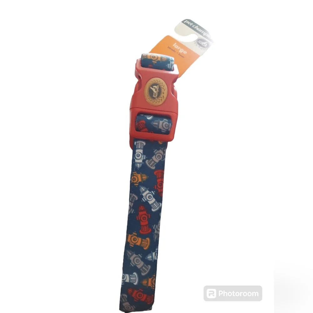 Pet Champion Dog Collar & Paws First Dog Leash Both NWT